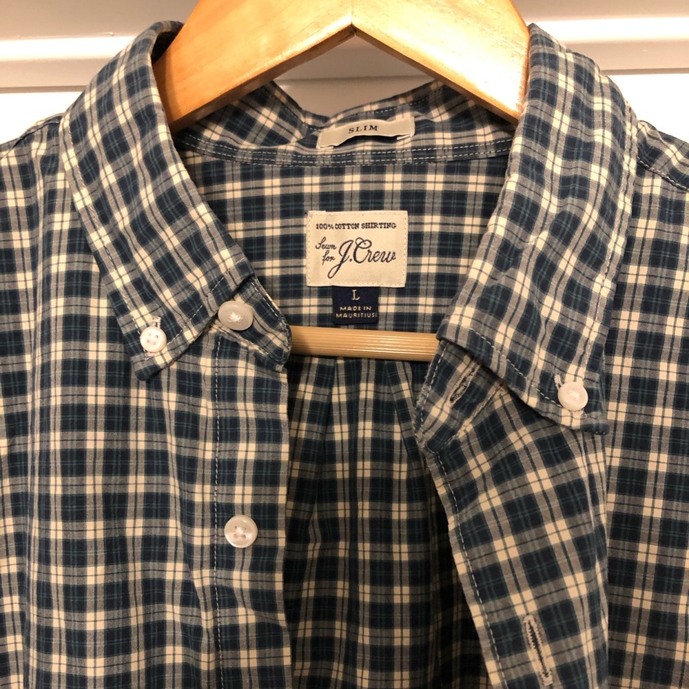 J. Crew Washed Button Down - Large